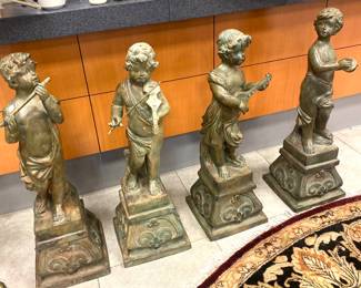 Bronze musicians 28”  