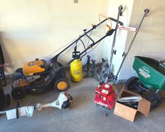 Yard Tools Mower Weed Eater (Stihl) Mantis tiller & MORE!