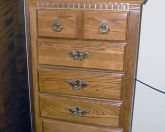 Oak Tall Dresser