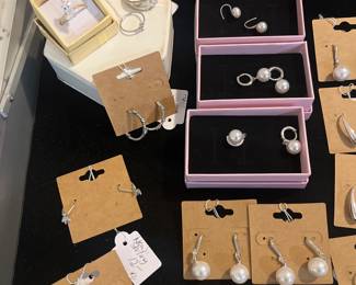 Sterling Earrings all new