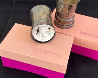 Napier musical silverplate cups