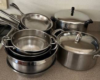 Entire collection of pots and pans 