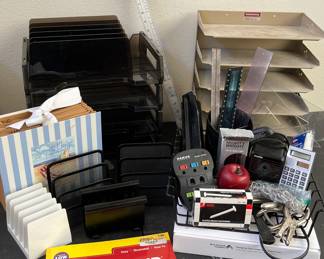 Large lot of office supplies