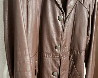 Lot of 3 MENs leather jackets/ coats