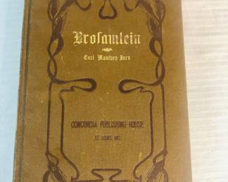 1909 written in German book 