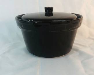 Brand new condition LongaBerger pottery chocolate color 