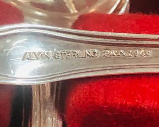 Marking for Sterling silver set