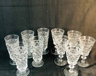 Antique bubble glasses