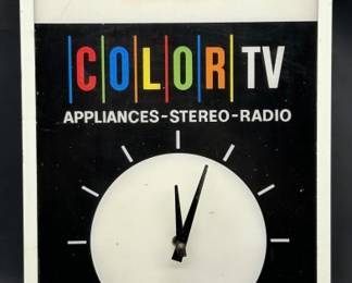 Mid Century Modern Admiral Electric Wall Clock
