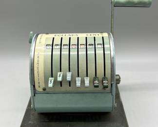 Vintage Paymaster Mechanical Check Writing Machine