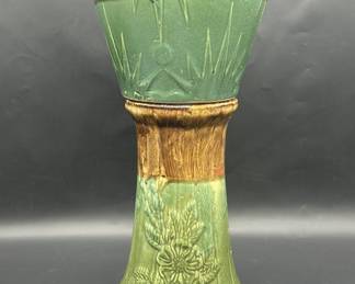 Vintage McCoy Pottery Jardiniere on Stand