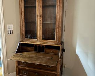 Oversized Henredon drop front secretary