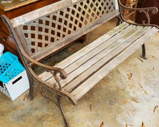 Leisure Ways Cast Iron & wood bench