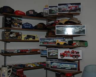 TOY TRUCKS, HESS TRUCKS and HATS! 