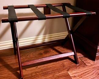 Wood Folding Luggage Rack