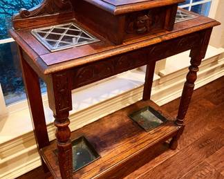 19th Century Victorian Green Man Umbrella Walking Stick Stand