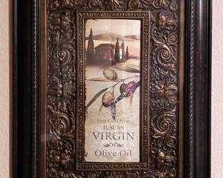 Tuscan Virgin Olive Oil Wall Art