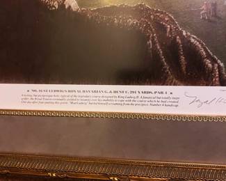 St. Ludwig's Royal Bavarian Golf & Hunt Club Signed Print Legendary Gold Courses Artwork