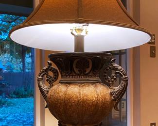 Grecian Urn Style Table Lamp