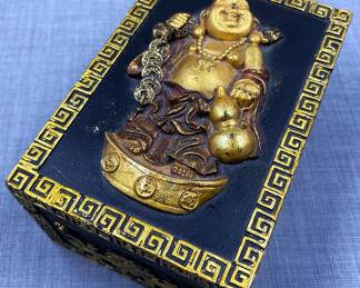 Lucky Buddha Magnetic Lid Box
