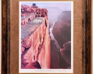 Signed Grand Canyon Country Club Framed Print