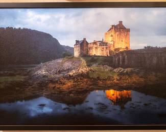 Eilean Donan Castle in Scotland Photograph Canvas Print