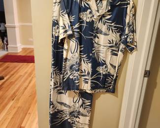 Hawaii womans dress ND matching men's shirt