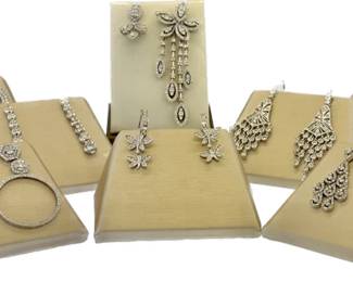 great selection of drop and chandelier earrings 