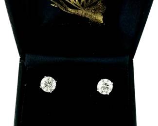 stud earrings from 1/2 ct to 10 ct 