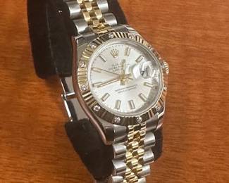 ROLEX DATEJUST 26 , 12 DIAMOND BEZZEL 