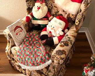 VINTAGE SWIVEL ROCKER.