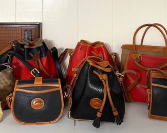 AWESOME SELECTION OF NICE PURSES, COACH, DOONEY BURKE, LIZ CLAIBORNE AND MORE.