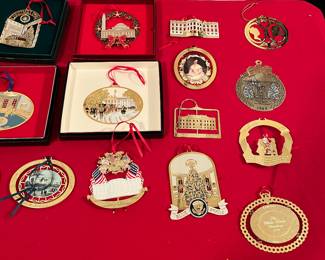 A lot of these Sold 
50 or more The White House Christmas ornaments 