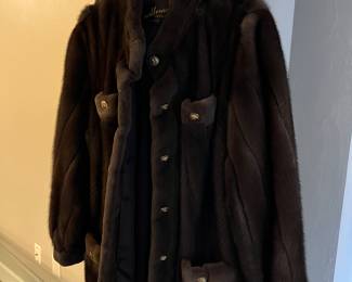 Mink & Leather, beautiful vintage, pristine 