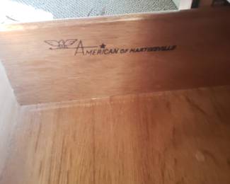 American of Martinsville bed side tables