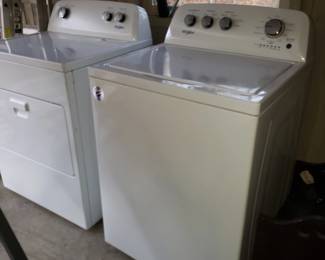 Whirlpool top loader washer/ dryer