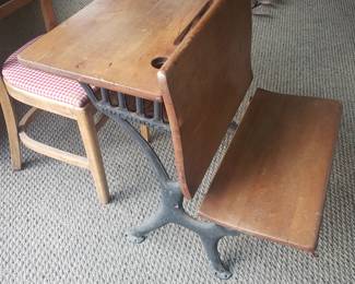 Childs Antique school desk..so cute!