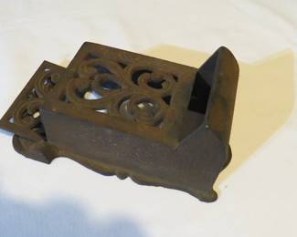 Vintage Fireplace Match Holder