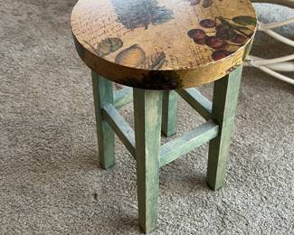 Decorated Stool