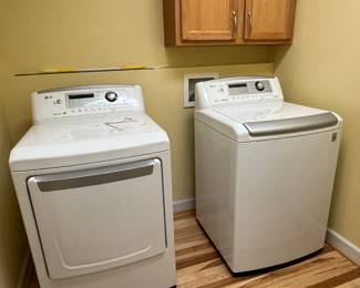 LG WASHER AND DRYER...WASHER NEEDS A CONTROL PANEL REPAIR/REPLACEMENT BUT IF YOU BUY THE DRYER WHICH WORKS, YOU CAN HAVE THE WASHER TOO.