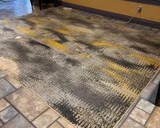 Yellow Black Rug. 2jpg