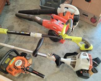 Blowers, trimmers, etc