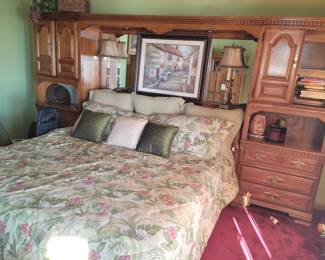 King size wall bed frame from Sumter Cabinet