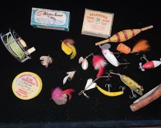 Vintage fishing gear