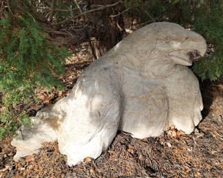 Large concrete eagle