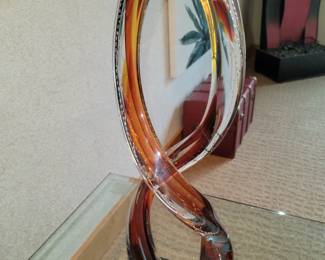 Glass sculpture