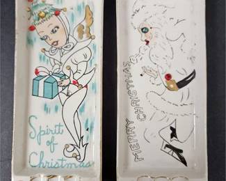 Lot 028   12 Bid(s)
Kreiss & Company Porcelain Embellished Holiday Ashtrays