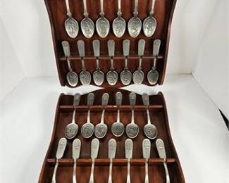 Lot 296   1 Bid(s)
Spoons Collection with Displays