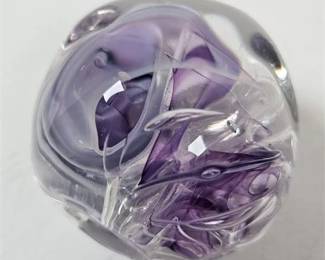 Lot 056   8 Bid(s)
Signed Paperweight'