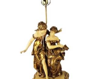 Lot 200   2 Bid(s)
Vintage Moreau Figural Two Women Table Lamp